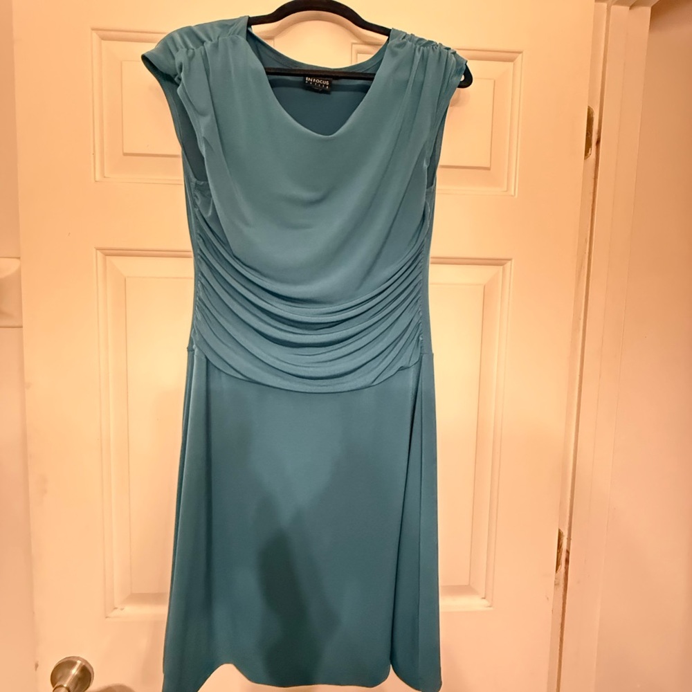 Enfocus Studio Vibrant Blue Dress